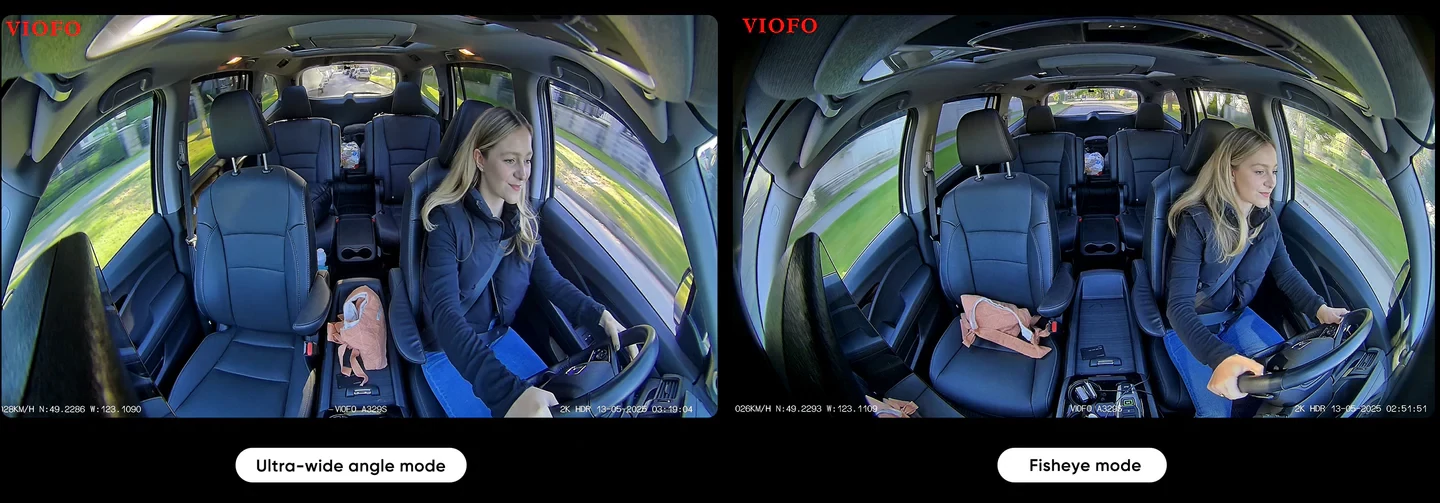 Viofo olalra is látó autós kamera üzemmódjai